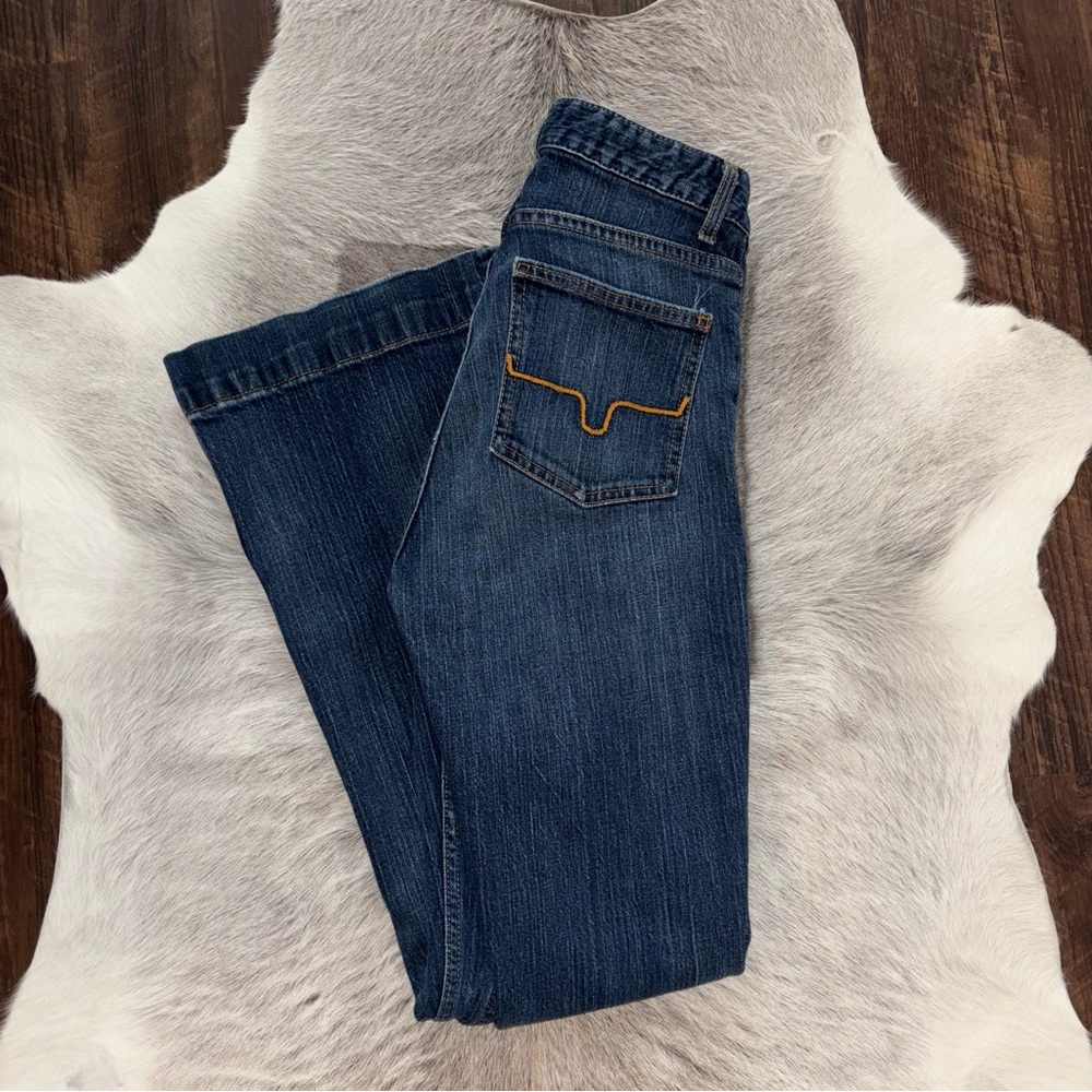 Kimes Ranch Dark Blue Bootcut Jeans!